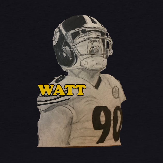 Pittsburgh Legend - Watt by JmacSketch